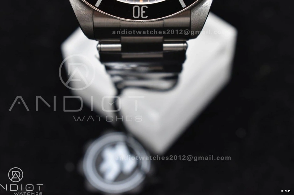 Black V5 A2824 SS Bay Bezel on 1:1 Black ZF Edition Heritage Best Bracelet 0520
